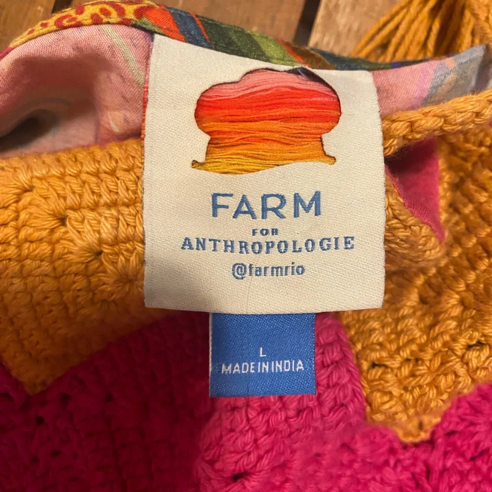 FARM Rio Multicolor Crochet Blouse - Picture 6 of 8